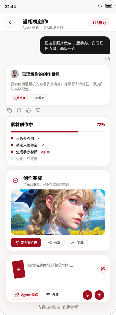 萌趣AI 创作对话
